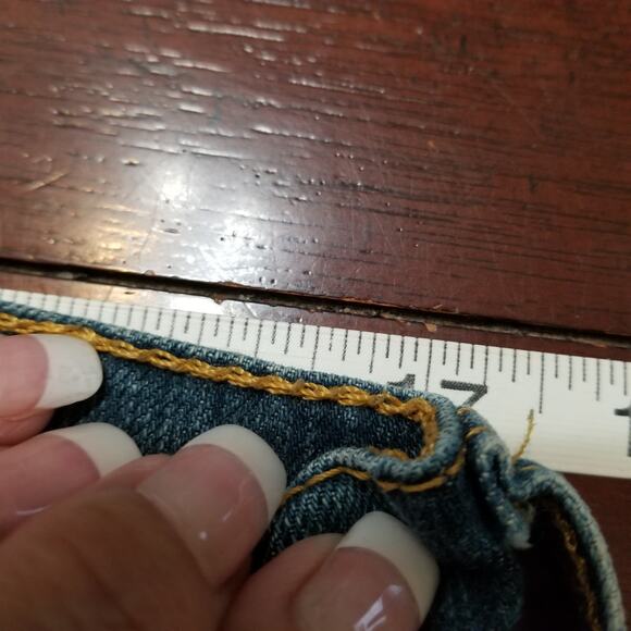 Levis 505 Jeans Men's Blue Stonewash Straight Regular Fit Size 34W X 36L - Picture 13 of 15